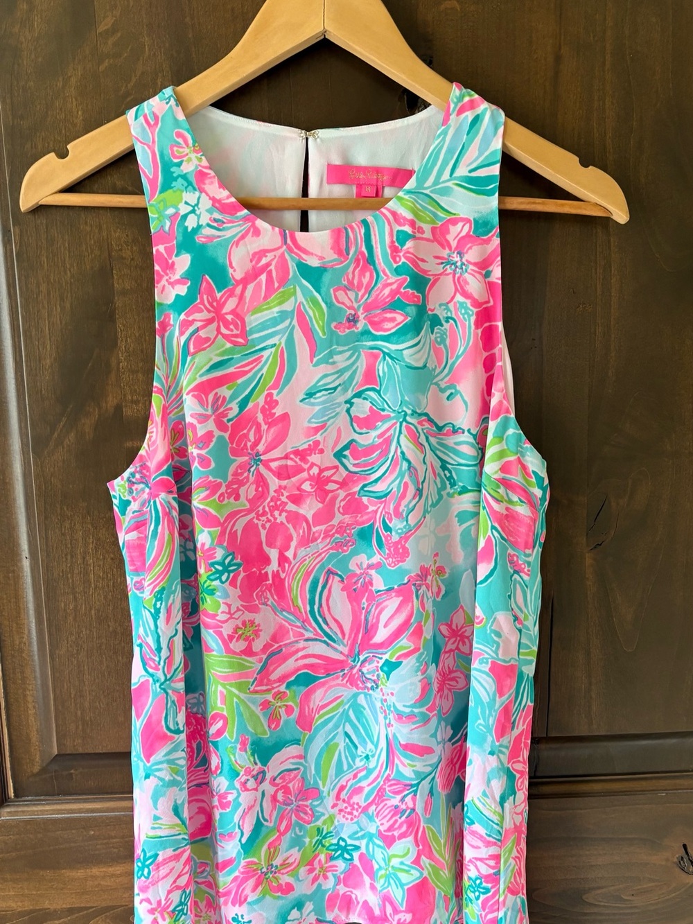 LILLY PULITZER Multi Hot on the Scene Lyle Halter lined Top Sleeveless M